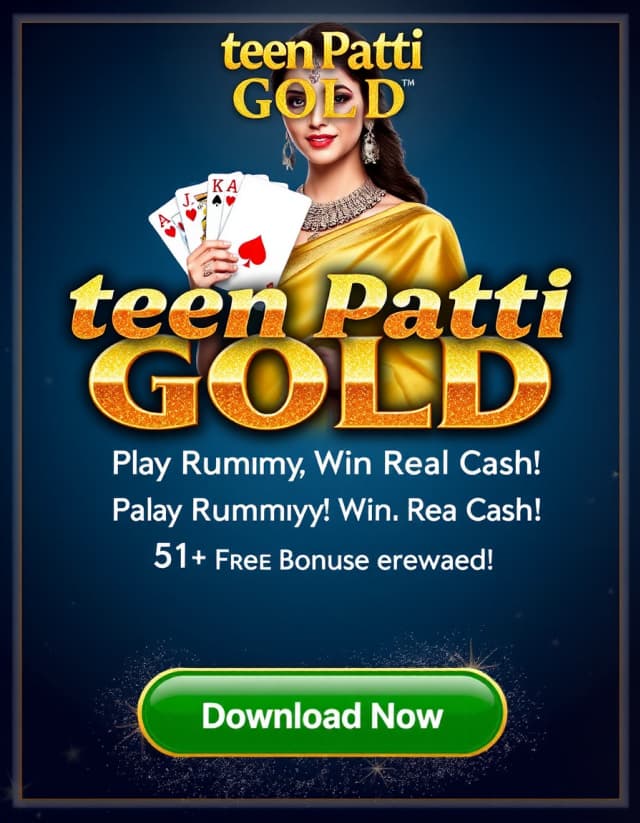 Teen Patti Gold Download Banner